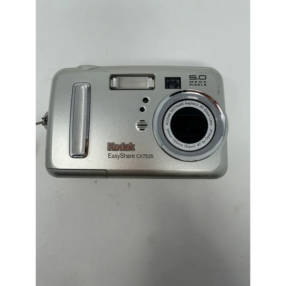 Kodak EasyShare CX7525 5.0MP Digital Camera - Silver - Vintage Y2K - TESTED